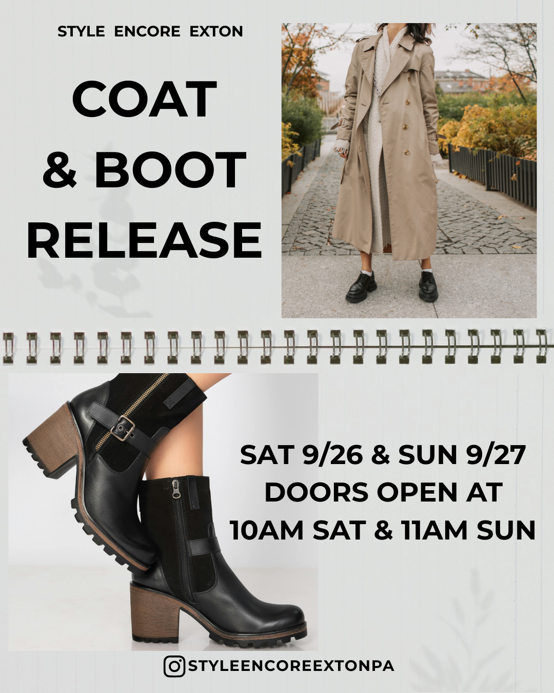 COAT AND BOOT